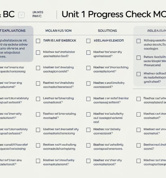 unit 1 progress check mcq part c answers